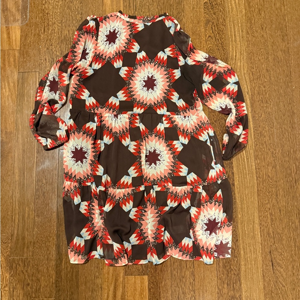 LOFT Multicolor Patterned Dress - Picture 4 of 4